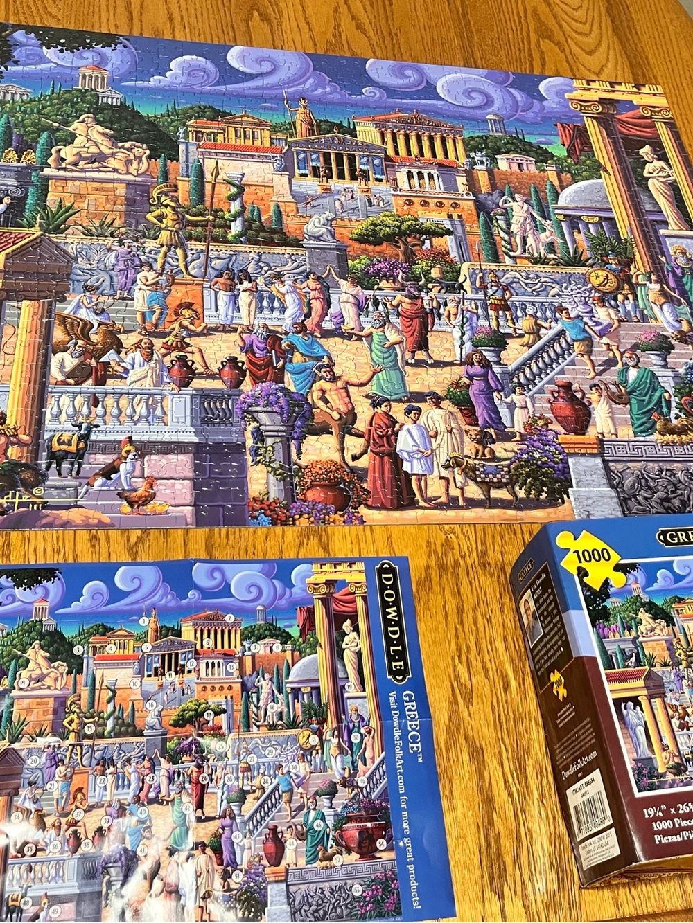 DOWDLE - Ancient GREECE - Jigsaw Puzzle